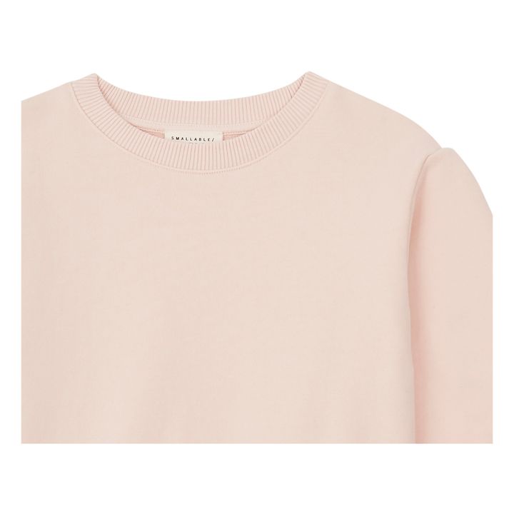 Boxy Organic Fleece Sweatshirt | Blush- Product image n°1