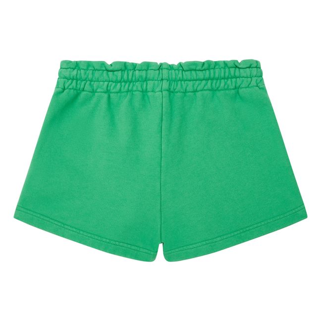 Shorts in mollettone bio | Verde