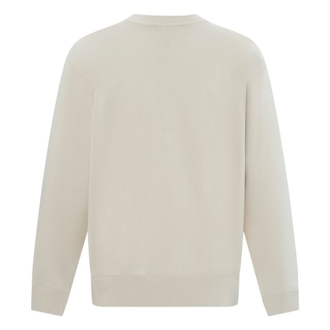 Sweat Crewneck Homme Molleton Bio | Mastic