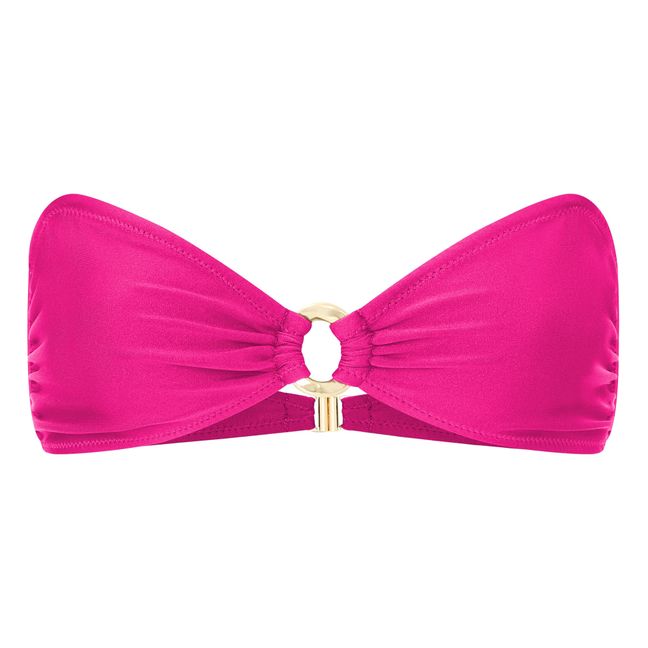 Maillot de bain bustier | Magenta