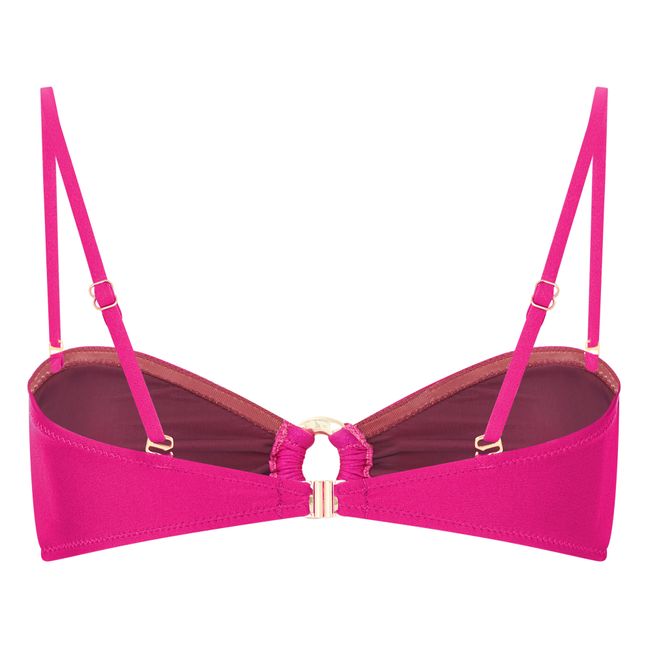 Maillot de bain bustier | Magenta