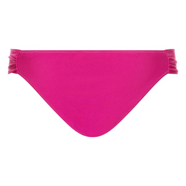 Bas de mailllot de bain drapé | Magenta
