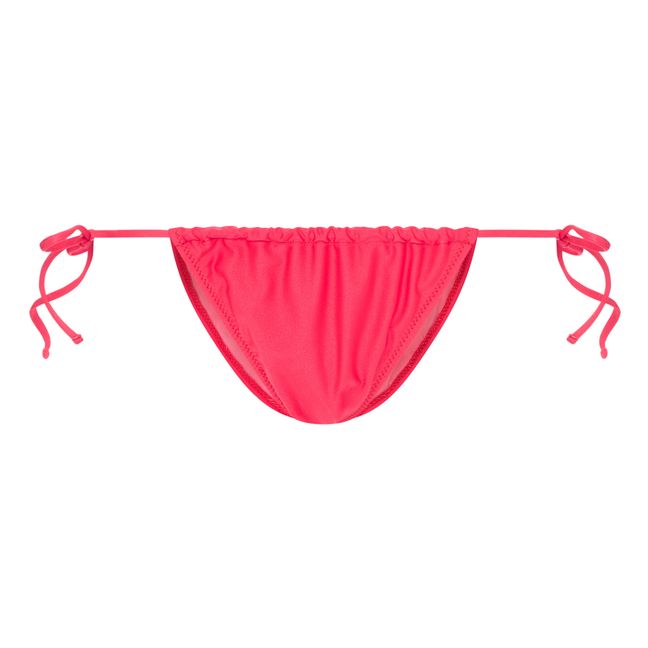 Braga de traje de baño fruncida | Rosa Fushia