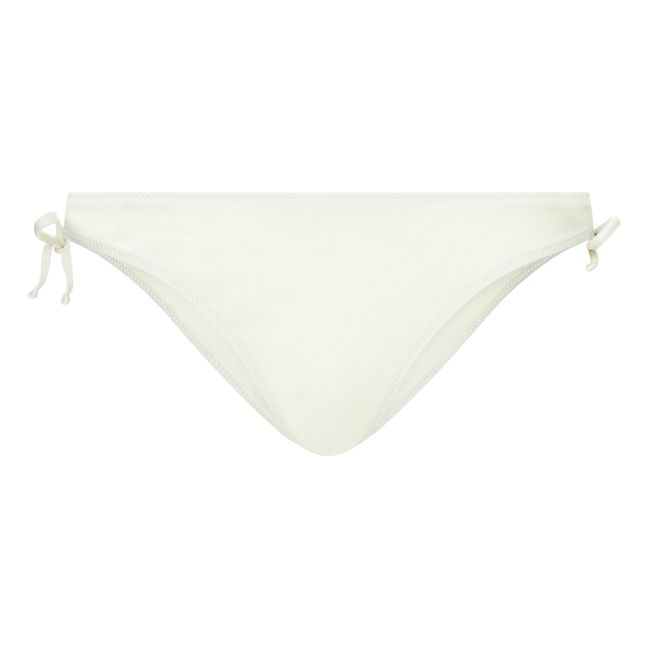 Lace-Up Bikini Bottom | Off white