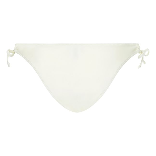 Slip bikini con laccetti | Bianco