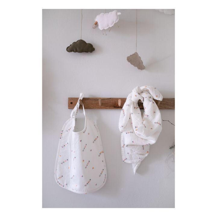 Bianca Amour Swaddling Cloth | White- Product image n°1