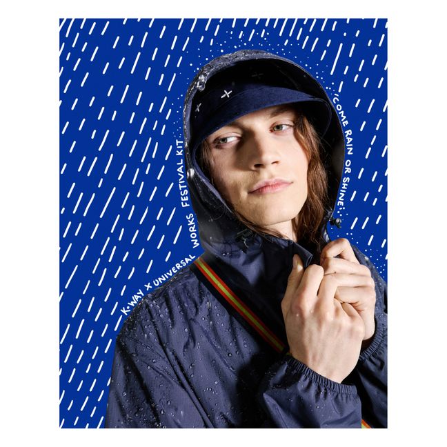 Collaboration Universal Works x K-Way - Veste Imperméable  | Azul Marino