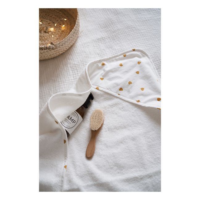 Colette Heart Bath Cape | Mustard