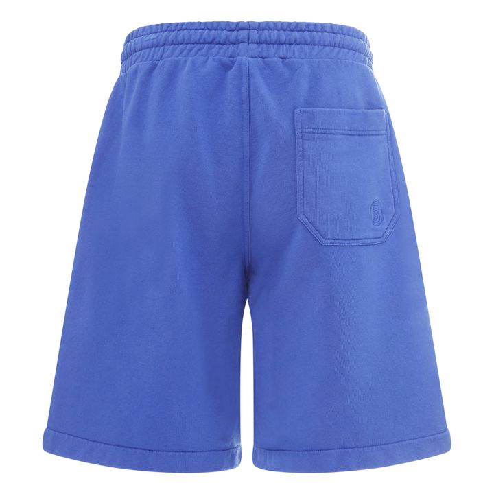 Pantalón corto de muletón orgánico | Azul índigo- Imagen del producto n°1