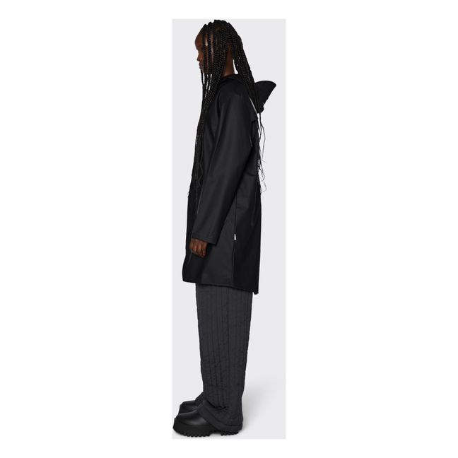 Giacca Impermeabile Lunga Unisex | Nero
