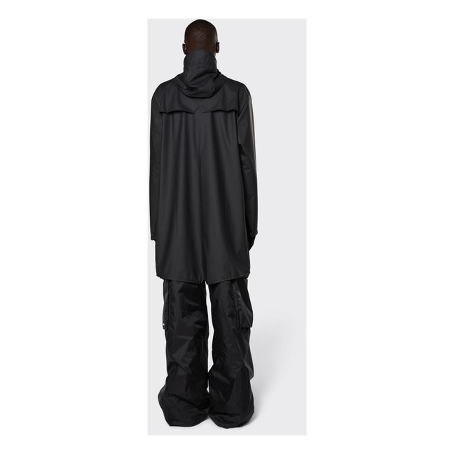 Giacca Impermeabile Lunga Unisex | Nero