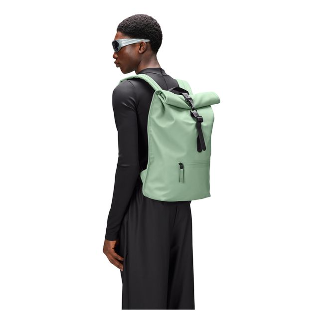 Rolltop Rucksack Backpack | Verde mandorla