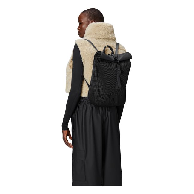 Sac à Dos Rolltop Rucksack Mesh Mini | Noir