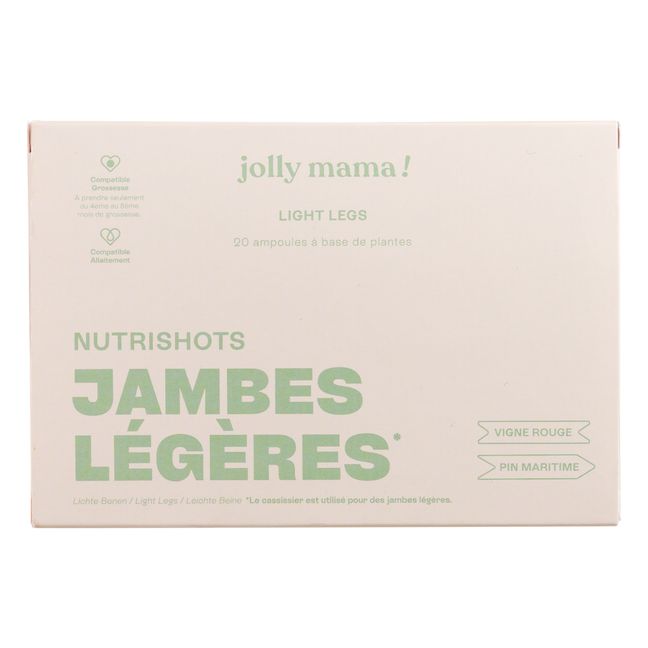 Nutrishots jambes légères Light legs Complément alimentaire - 20 ampoules de 10 ml