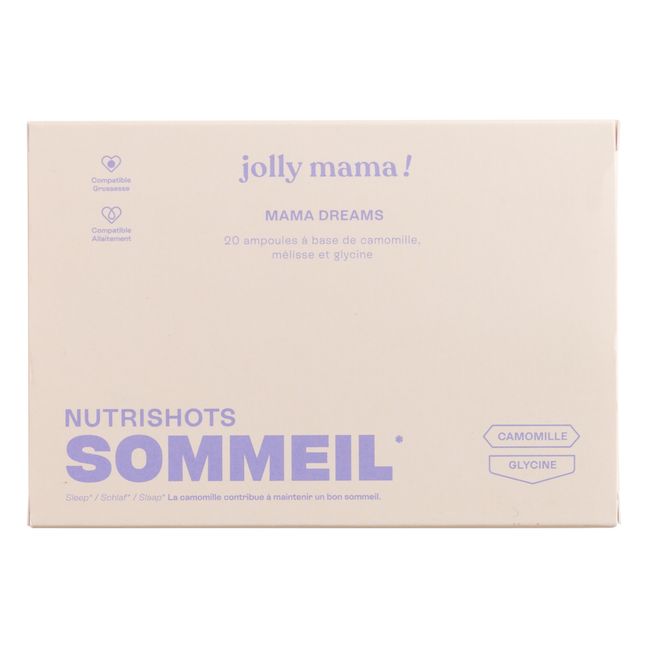 Nutrishots sommeil Mama Dreams Complément alimentaire - 20 ampoules de 10 ml