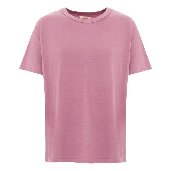 T-shirt Haleiwa Coton Recyclé 260g | Dusty Pink