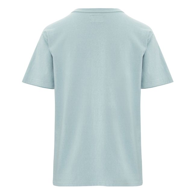 T-shirt Haleiwa Coton Recyclé 260g | Azul