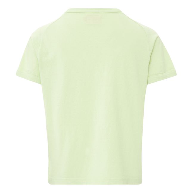 T-Shirt Laka aus recycelter Baumwolle 260g | Blasses Grün