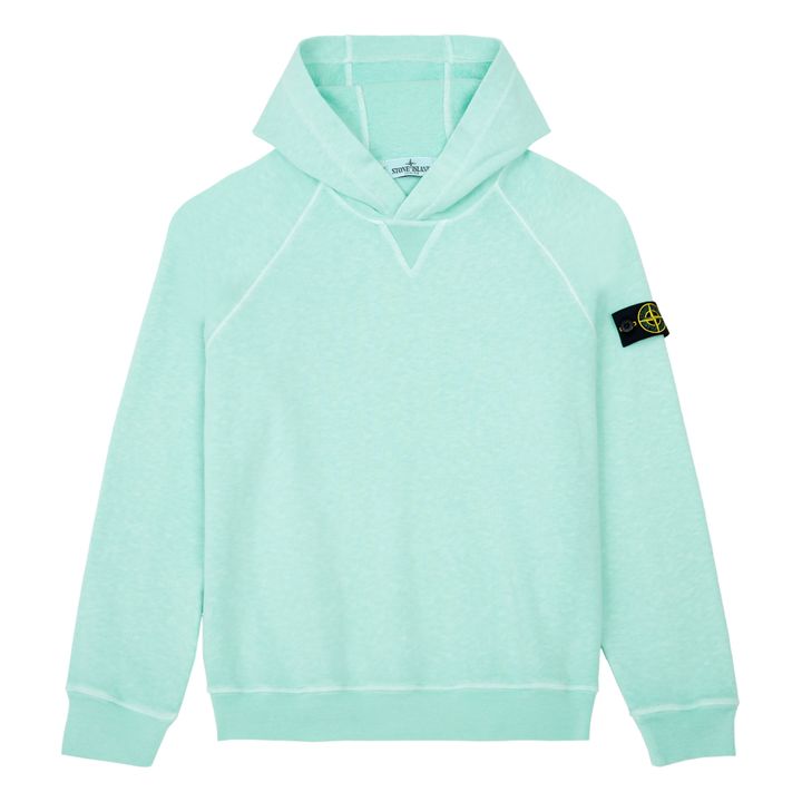 Stone island 2025 aqua hoodie