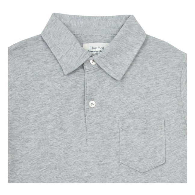 Jersey Polo Shirt | Grau