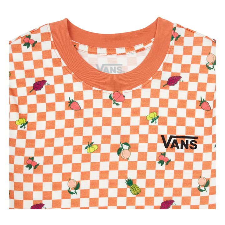 T-shirt, modello: Fruit Checker | Arancione- Immagine del prodotto n°1