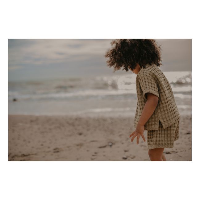 Top Coton Bio Gauffré The Bay | Camel