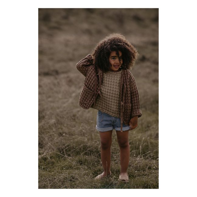 Top Coton Bio Gauffré The Bay | Camel