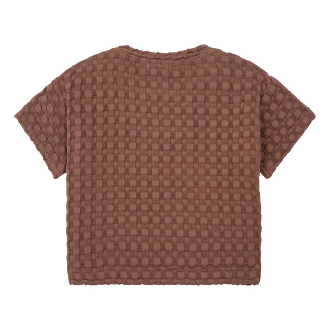 Top Coton Bio Gauffré The Bay | Chocolat
