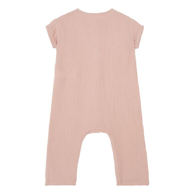 Archer Organic Cotton Jumpsuit | Pink