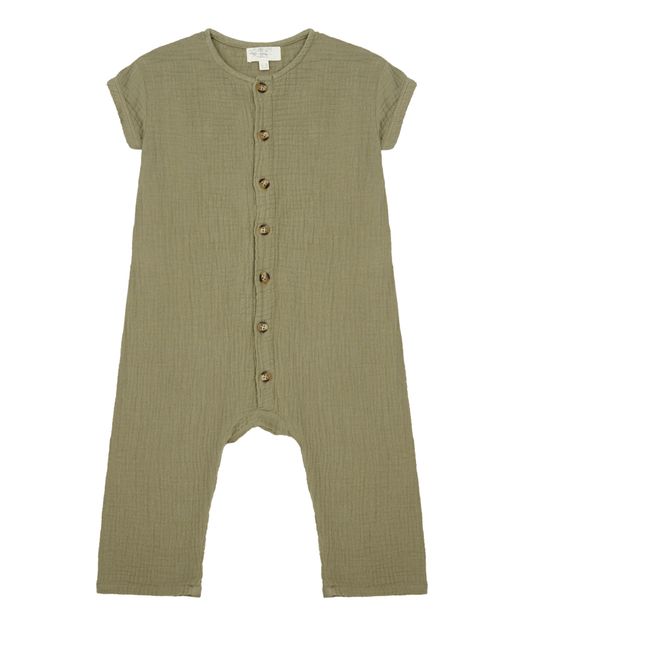 Combinaison Coton Bio Archer | Sauge