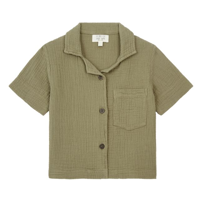 Camisa de algodón orgánico Wanderer | Salvia