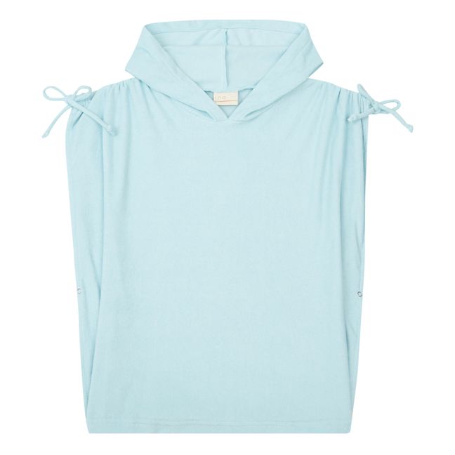 Poncho Gaze aus Baumwolle Sorbet | Grün