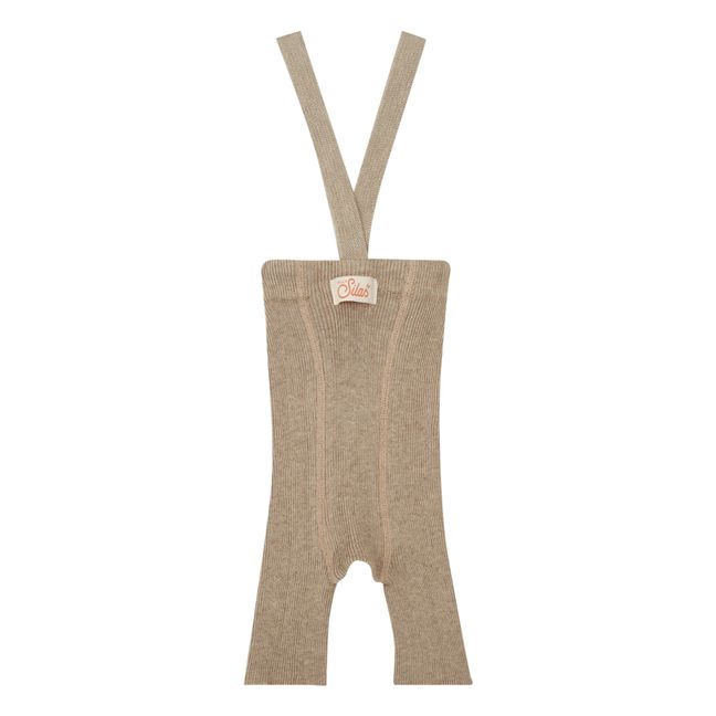 Shorts con bretelle, in cotone bio | Sabbia
