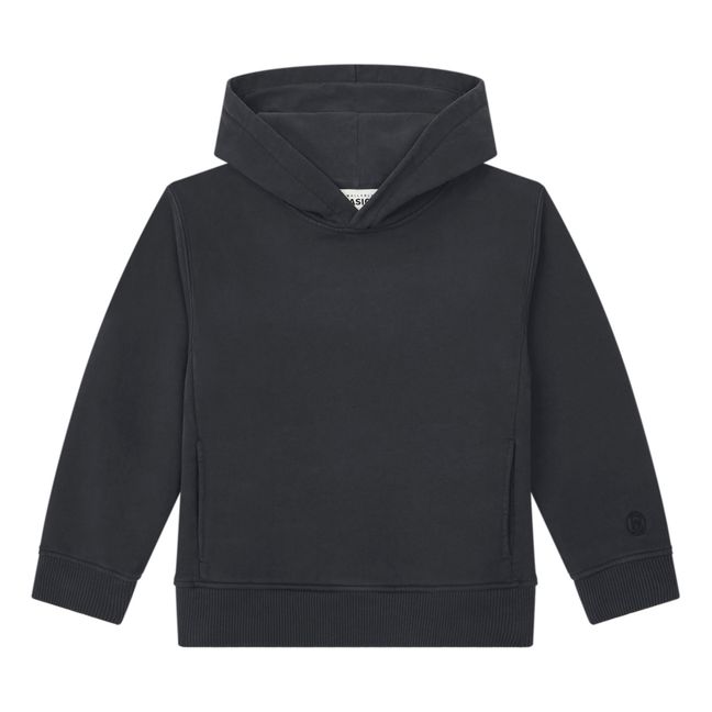 Hoodie aus Bio-Baumwolle | Schwarz