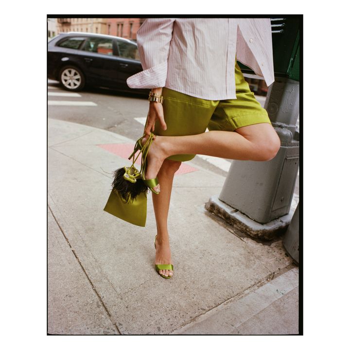Collaboration Soeur x Leandra Cohen - Santager bag | Verde- Immagine del prodotto n°2