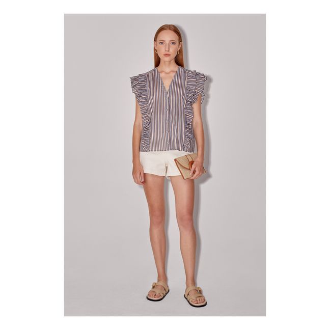 Blouse Dorielle Rayures | Bleu