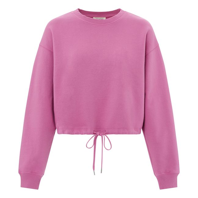 Sweat A Nouer Femme Molleton Bio | Rose bonbon