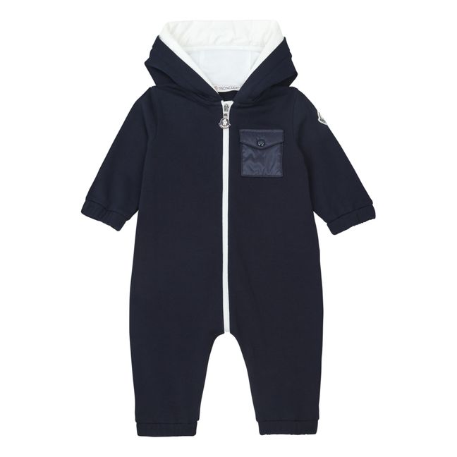 Fleece Pocket Snowsuit | Navy blue