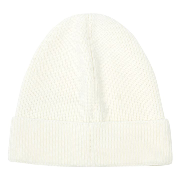 Knitted Logo Beanie | Blanco Roto- Imagen del producto n°1