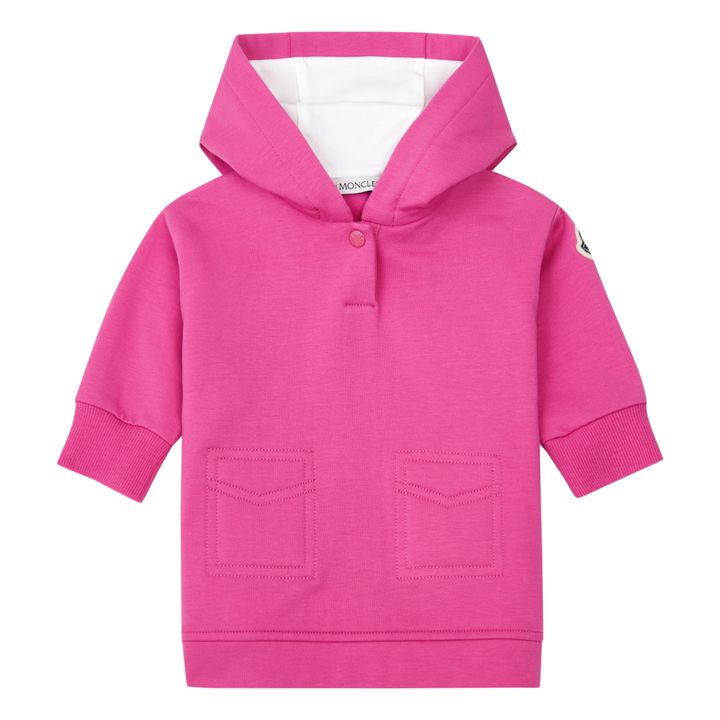 Plain Hoodie Dress | Rosa Fushia- Imagen del producto n°0