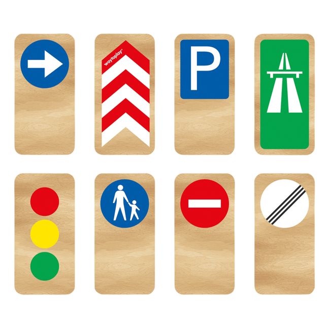 Panneaux de signalisation en bois