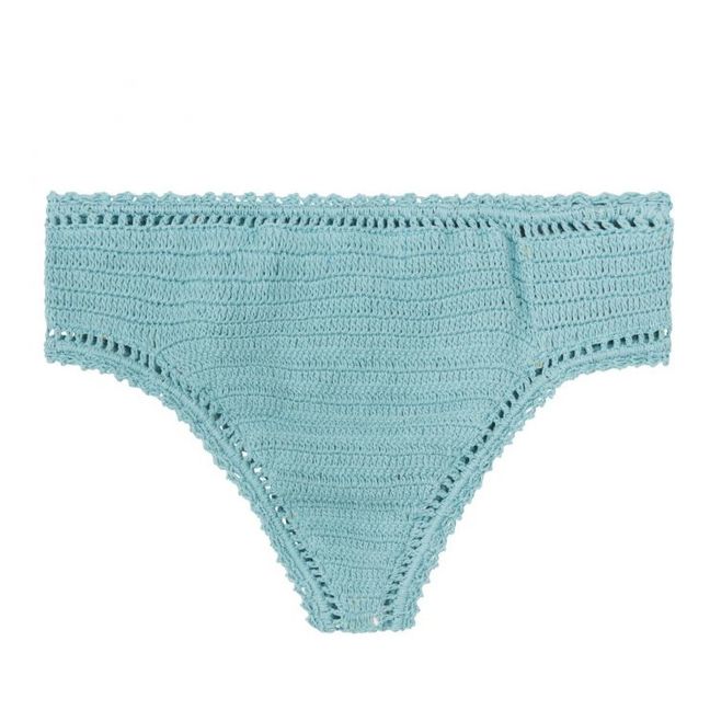 Essential Boyleg Crochet Bikini Bottom | Verde acqua