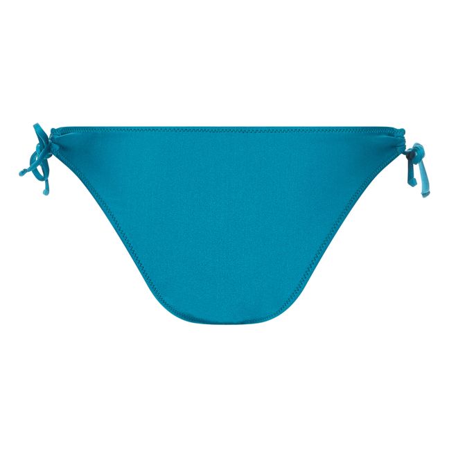 Bikinihose mit Bändern | Blaugrün