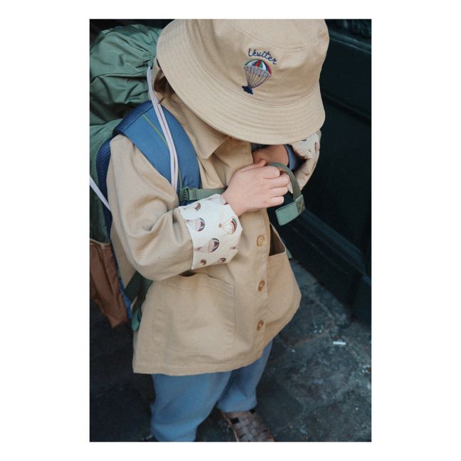 Mon Worker Organic Cotton Jacket | Camel