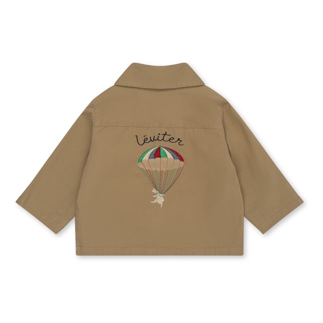 Mon Worker Organic Cotton Jacket | Camel