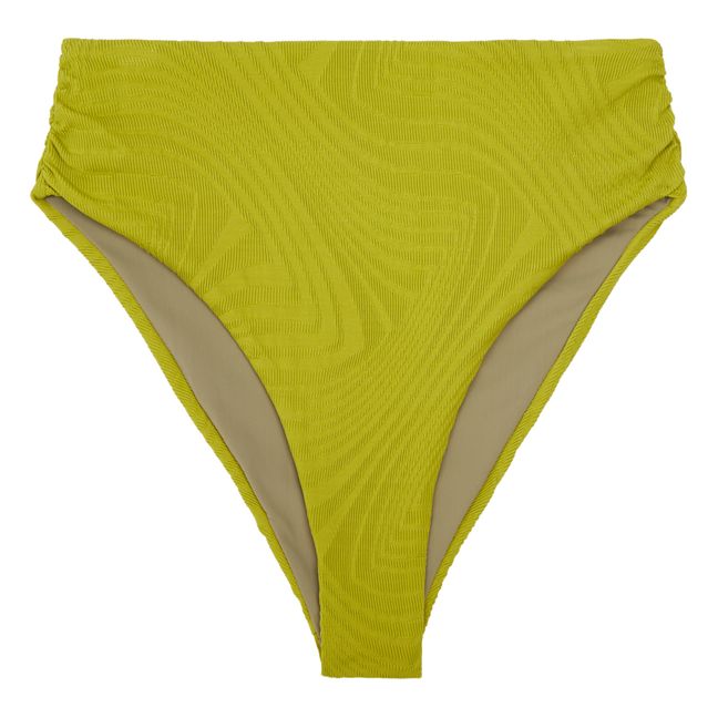 Ares Textured Bikini Bottom | Verde oliva