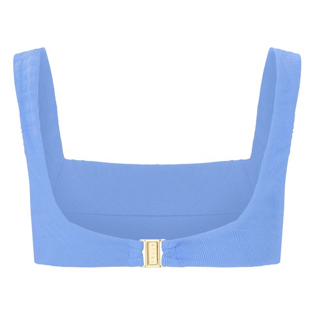 Franco Textured Bikini Top | Azul