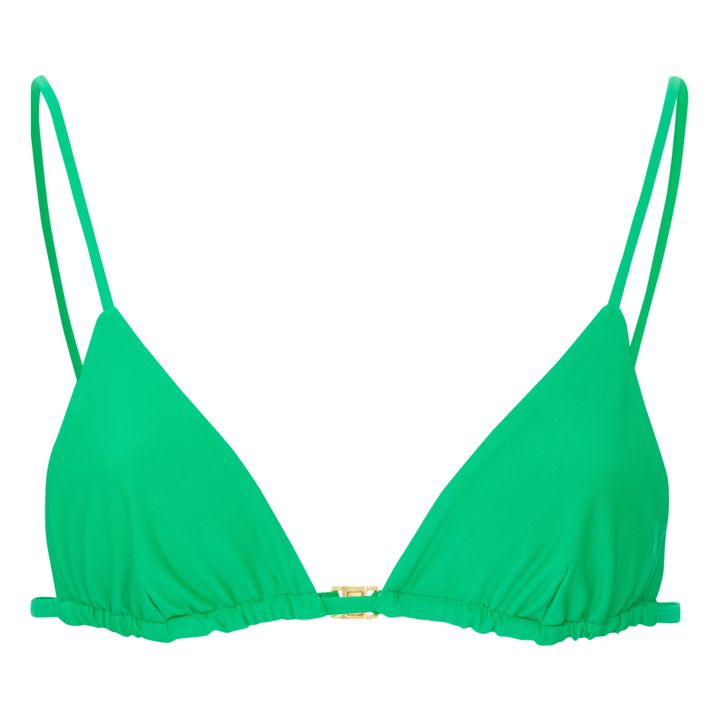 Top de bikini Iris Eco Lycra | Verde esmeralda- Imagen del producto n°0