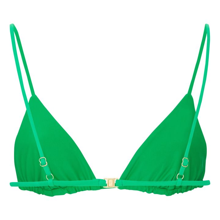Top de bikini Iris Eco Lycra | Verde esmeralda- Imagen del producto n°2