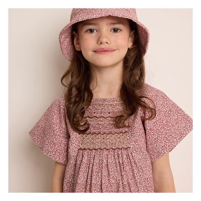 Paysanne Smocked Dress | Bordeaux